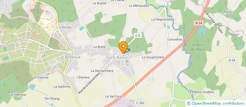 localisation de l'entreprise MONSIEUR BELKACEM LADREM  BEIGNON