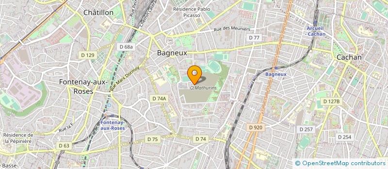 localisation de l'entreprise MONSIEUR BELKACEM LAREDJ à BAGNEUX