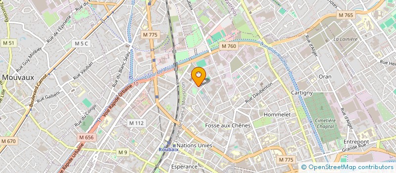 localisation de l'entreprise MONSIEUR BELKACEM LEULMI  ROUBAIX