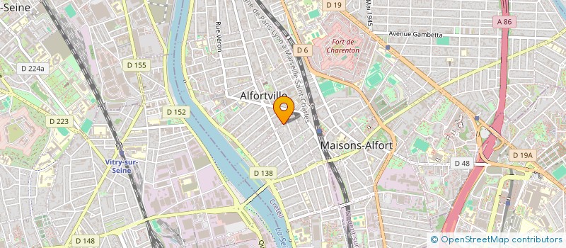 localisation de l'entreprise MONSIEUR BELKACEM LOUCIF à ALFORTVILLE