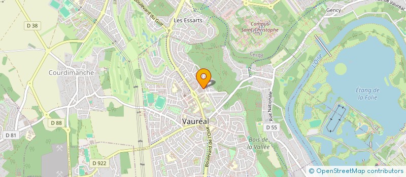 localisation de l'entreprise MONSIEUR BELKACEM LOUNES  VAUREAL