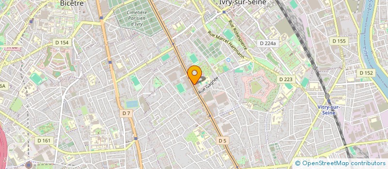 localisation de l'entreprise MONSIEUR BELKACEM MAAMRI  IVRY-SUR-SEINE