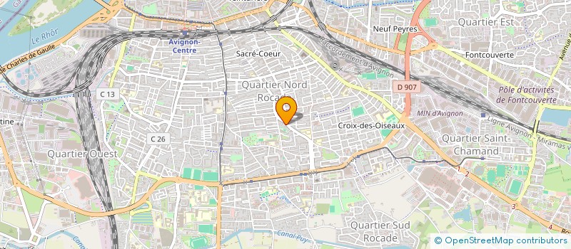 localisation de l'entreprise MONSIEUR BELKACEM MAHFOUD  AVIGNON