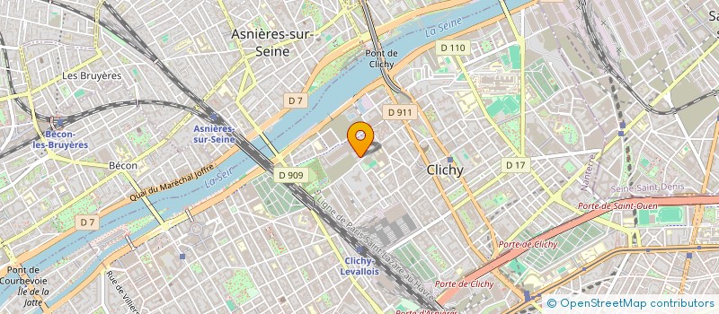 localisation de l'entreprise MONSIEUR BELKACEM MATOUK à CLICHY