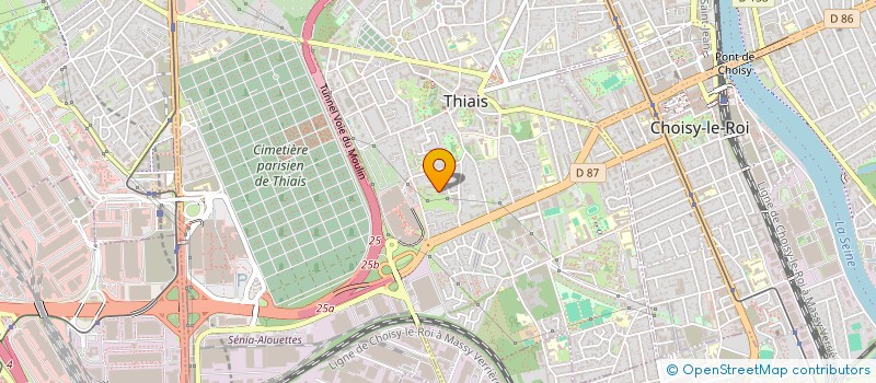 localisation de l'entreprise MONSIEUR BELKACEM MOUCER  THIAIS