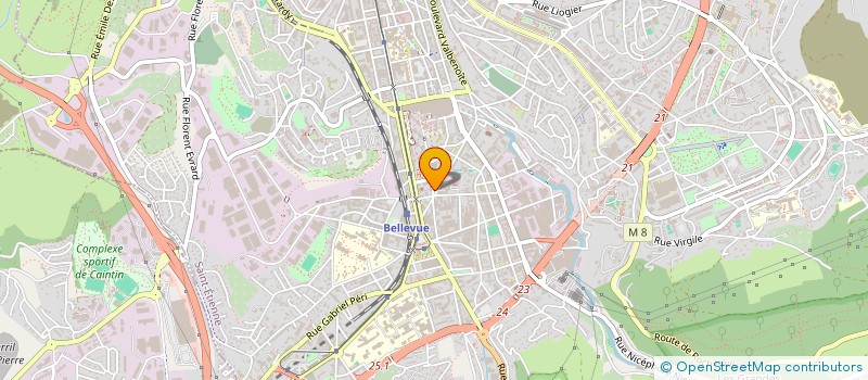 localisation de l'entreprise MONSIEUR BELKACEM NACER BEY à SAINT-ETIENNE