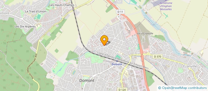 localisation de l'entreprise MONSIEUR BELKACEM OUADOURI  DOMONT