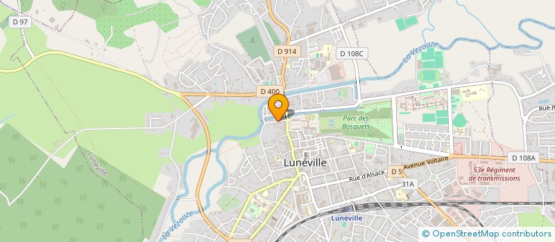 localisation de l'entreprise MONSIEUR BELKACEM OUMEDOUR  LUNEVILLE