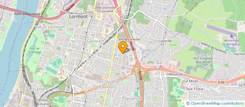 localisation de l'entreprise MONSIEUR BELKACEM RAHIM  LORMONT