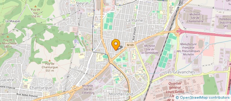 localisation de l'entreprise MONSIEUR BELKACEM REGGAD  CLERMONT-FERRAND