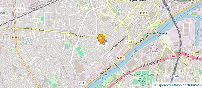 localisation de l'entreprise MONSIEUR BELKACEM SAAD à ARGENTEUIL