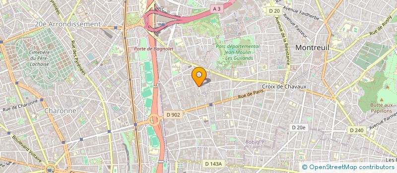 localisation de l'entreprise MONSIEUR BELKACEM SADI OUADDA à MONTREUIL