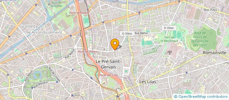 localisation de l'entreprise MONSIEUR BELKACEM SAOUDI à LE PRE-SAINT-GERVAIS