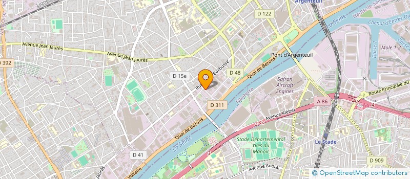 localisation de l'entreprise MONSIEUR BELKACEM SEDDI  ARGENTEUIL