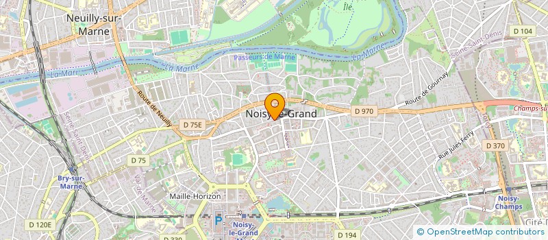 localisation de l'entreprise MONSIEUR BELKACEM SERISSER à NOISY-LE-GRAND
