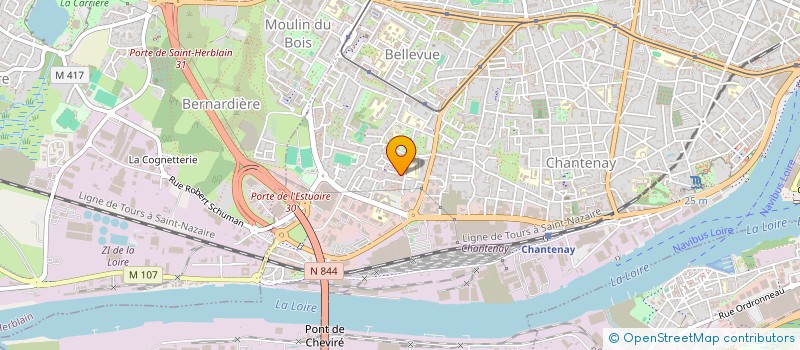 localisation de l'entreprise MONSIEUR BELKACEM ZEDIRA à NANTES
