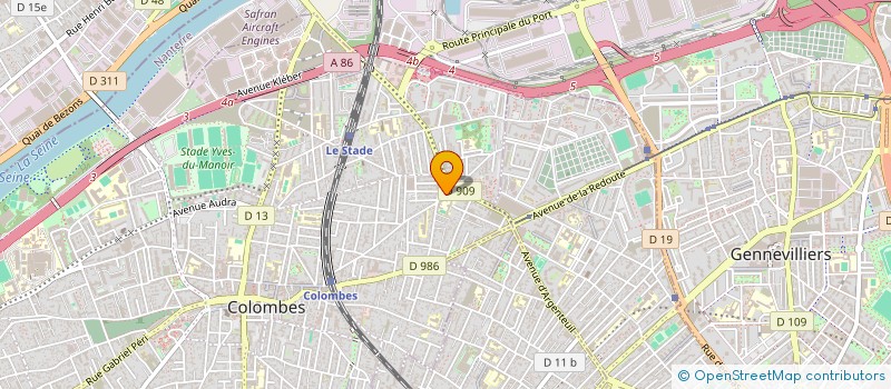 localisation de l'entreprise MONSIEUR BELKACEM ZIZI à COLOMBES