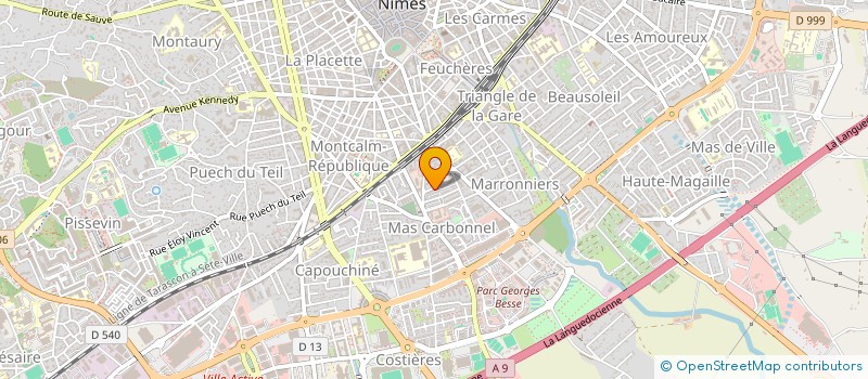 localisation de l'entreprise MONSIEUR BELKASSEM BOUZAINI  NIMES