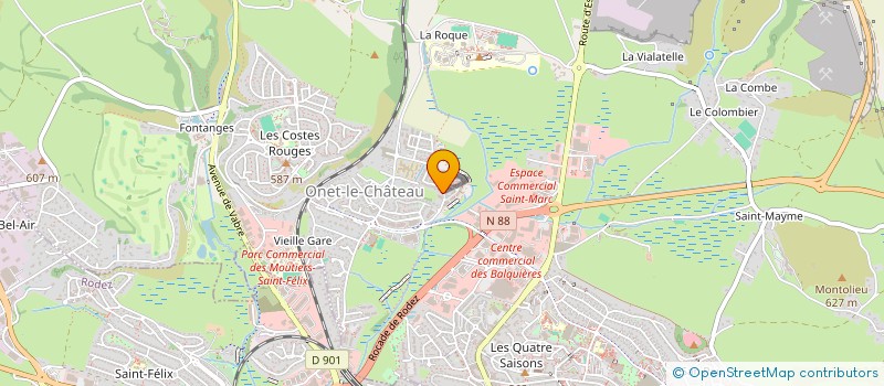 localisation de l'entreprise MONSIEUR BELKASSEM DANI  ONET-LE-CHATEAU