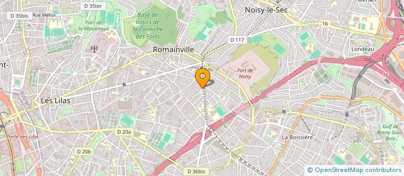 localisation de l'entreprise MONSIEUR BELKHACEM BENCHOHRA à ROMAINVILLE