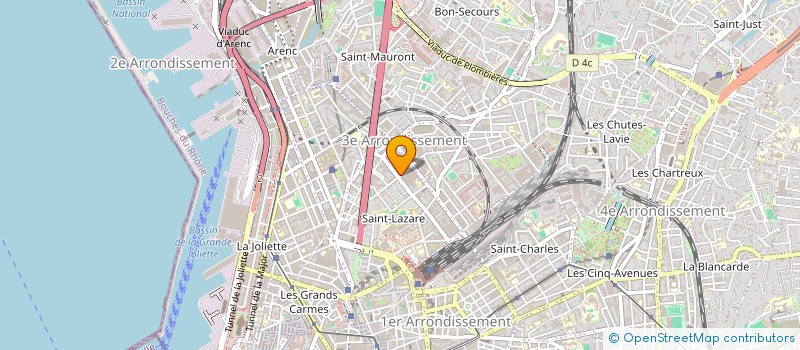 localisation de l'entreprise MONSIEUR BELKHEIR BENAZIZA  MARSEILLE