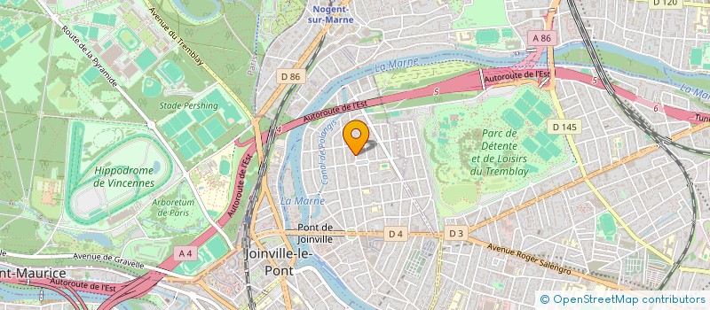 localisation de l'entreprise MONSIEUR BELLAICHE BELLAICHE  JOINVILLE-LE-PONT