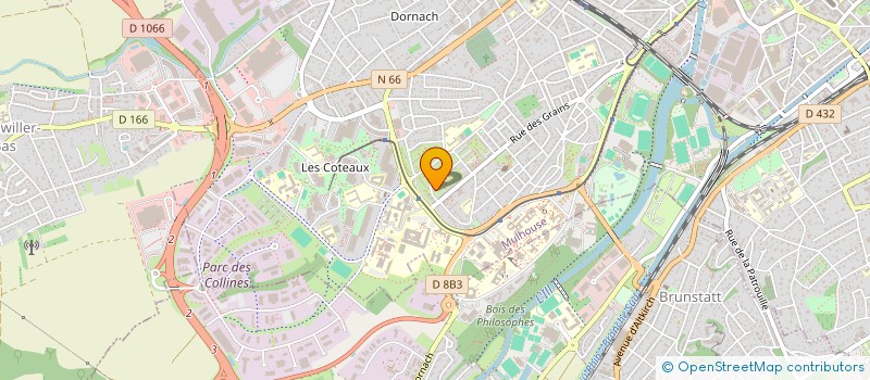 localisation de l'entreprise MONSIEUR BELLAL MESSIKH  MULHOUSE