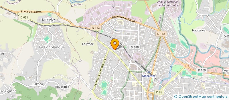 localisation de l'entreprise MONSIEUR BELMEHED ELBECHIR à AUSSILLON