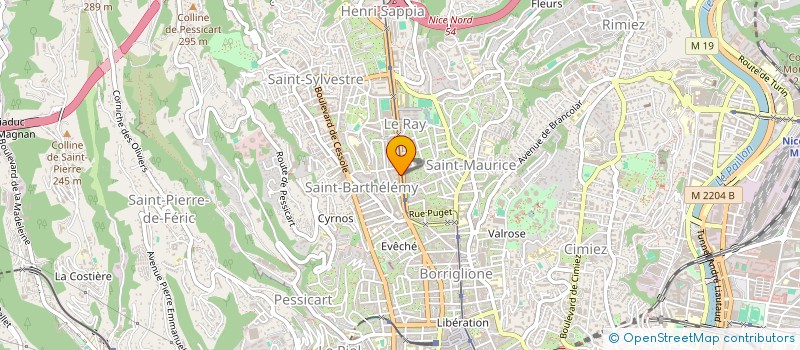 localisation de l'entreprise MONSIEUR BELMEHL BENABDI  NICE