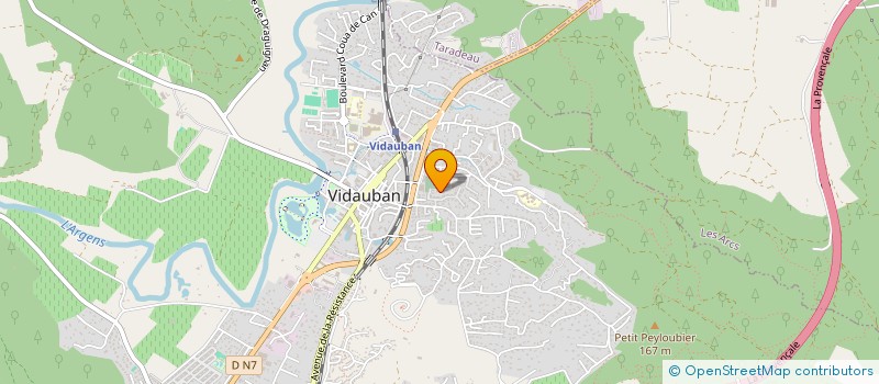 localisation de l'entreprise MONSIEUR BELMIRO FERREIRA TEIXEIRA à VIDAUBAN