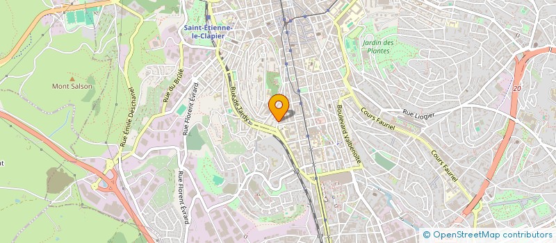 localisation de l'entreprise MONSIEUR BELOUA BAILOU  SAINT-ETIENNE