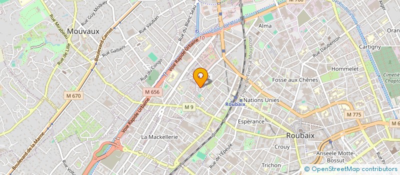 localisation de l'entreprise MONSIEUR BELQASSIM ELFERD  ROUBAIX