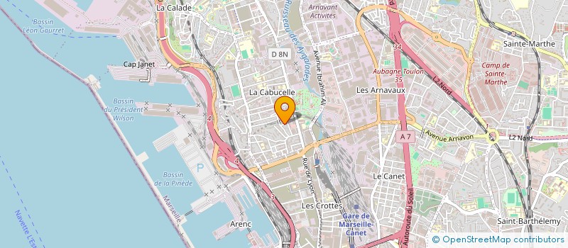 localisation de l'entreprise MONSIEUR BELQASSIM MEGUENNI à MARSEILLE