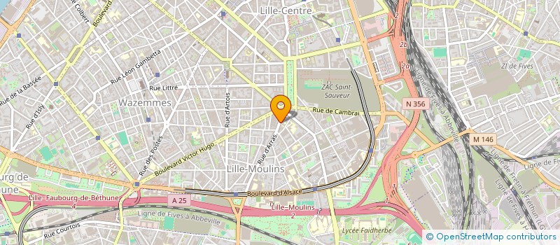 localisation de l'entreprise MONSIEUR BEMA SYLLA  LILLE