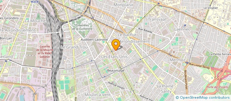 localisation de l'entreprise MONSIEUR BEMBA TOURE  LYON