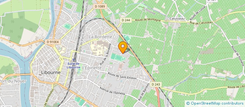 localisation de l'entreprise MONSIEUR BEN ABARKAN  LIBOURNE