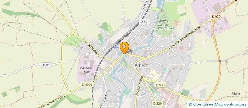 localisation de l'entreprise MONSIEUR BEN ABDELLAH à ALBERT