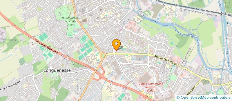 localisation de l'entreprise MONSIEUR BEN ABOUBACAR BAMBA  LONGUENESSE