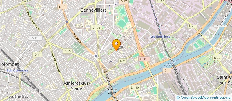 localisation de l'entreprise MONSIEUR BEN ADMAR à GENNEVILLIERS