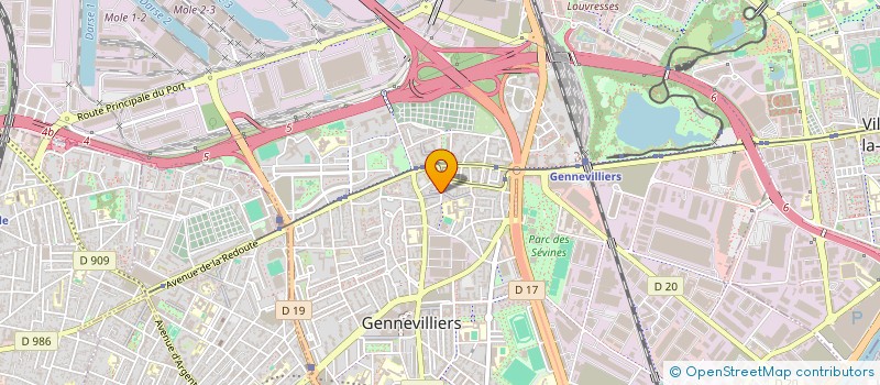 localisation de l'entreprise MONSIEUR BEN AHMED à GENNEVILLIERS