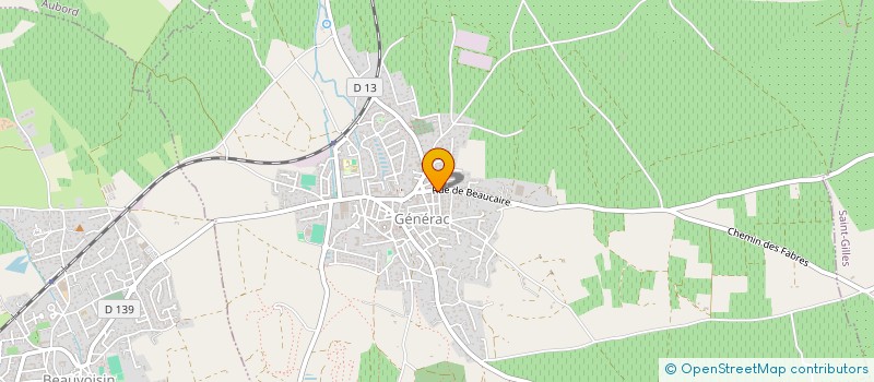 localisation de l'entreprise MONSIEUR BEN AISSA EL FATTAHI  GENERAC