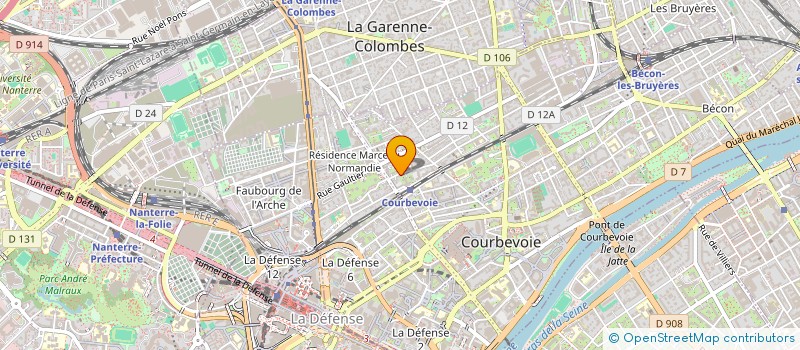 localisation de l'entreprise MONSIEUR BEN AMAR ANIS à COURBEVOIE