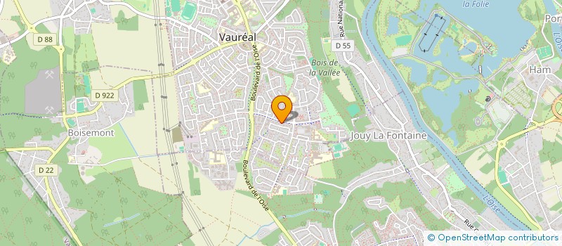 localisation de l'entreprise MONSIEUR BEN BALTI  VAUREAL