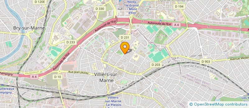 localisation de l'entreprise MONSIEUR BEN BELGACEM ELKADRI  VILLIERS-SUR-MARNE