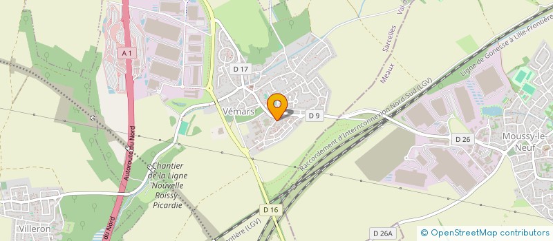 localisation de l'entreprise MONSIEUR BEN BOUBETRA  VEMARS