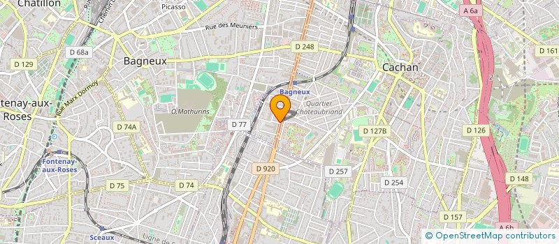 localisation de l'entreprise MONSIEUR BEN BRAHIM à BAGNEUX