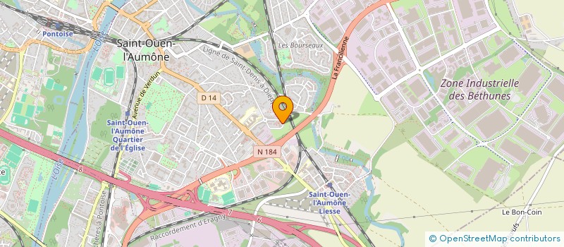 localisation de l'entreprise MONSIEUR BEN CHARAFAINE CHANFI MOHAMED à ST OUEN L AUMONE