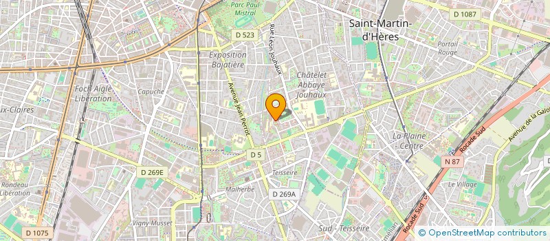 localisation de l'entreprise MONSIEUR BEN DIAKITE  GRENOBLE