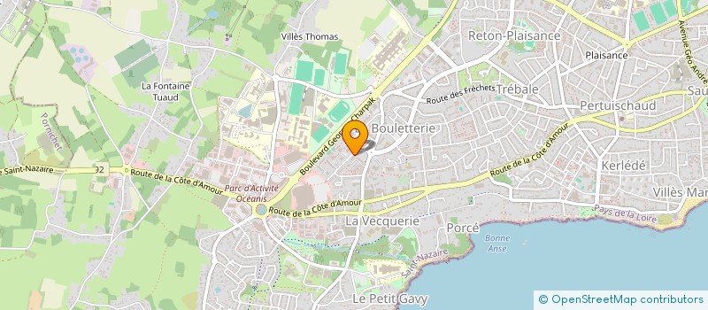 localisation de l'entreprise MONSIEUR BEN DJADID SAID à SAINT-NAZAIRE