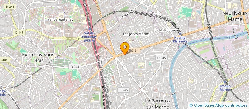 localisation de l'entreprise MONSIEUR BEN FOFANA  LE PERREUX-SUR-MARNE